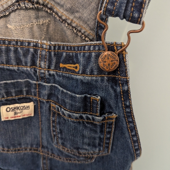 Denim OshKosh overalls/skirtalls - Picture 4 of 9
